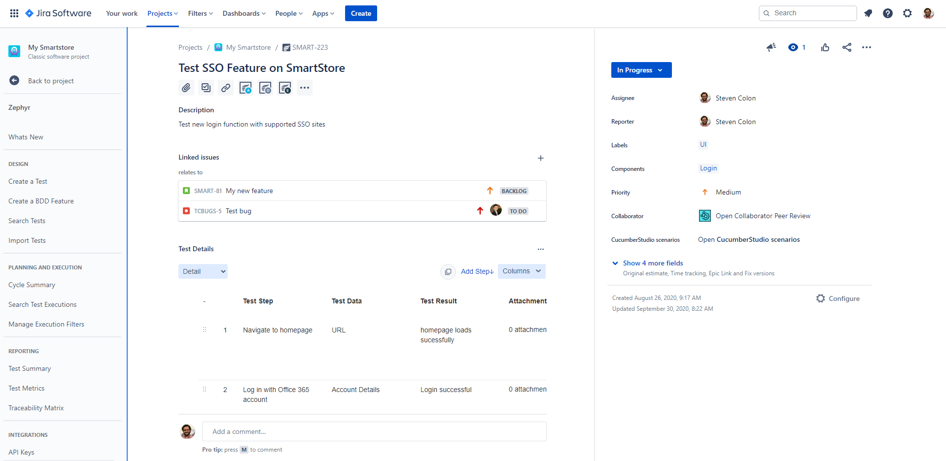 screenshot of Zephyr Squad